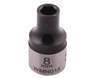 WARYŃSKI Šesterokutni ključ 1/2", 8 mm, CrV50BV30, DIN 3124